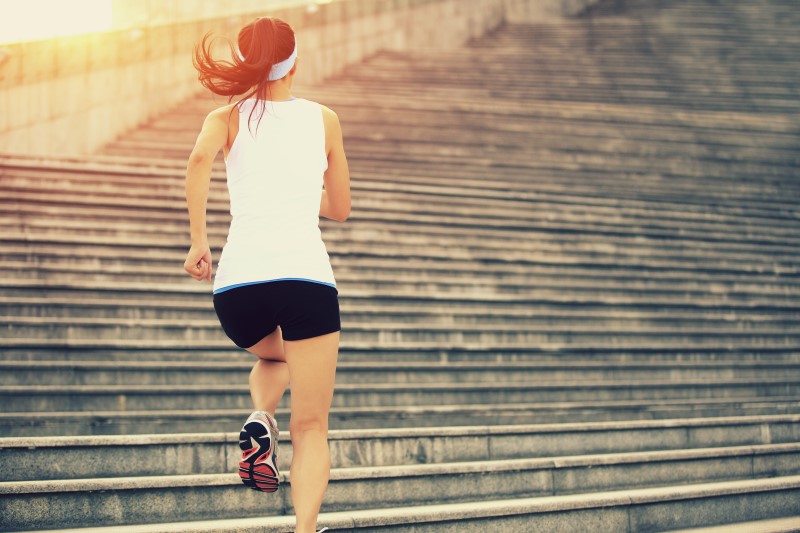 woman running