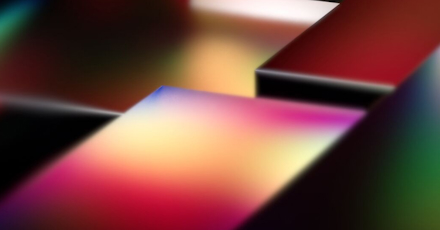 Abstract 3D rendering metal geometries