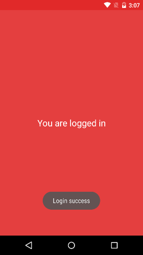 you are logged in