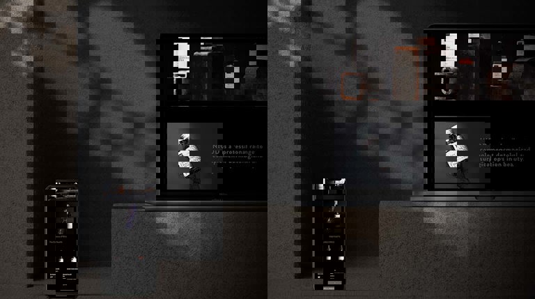 Mockup of Deciem website on Mobile and Desktop